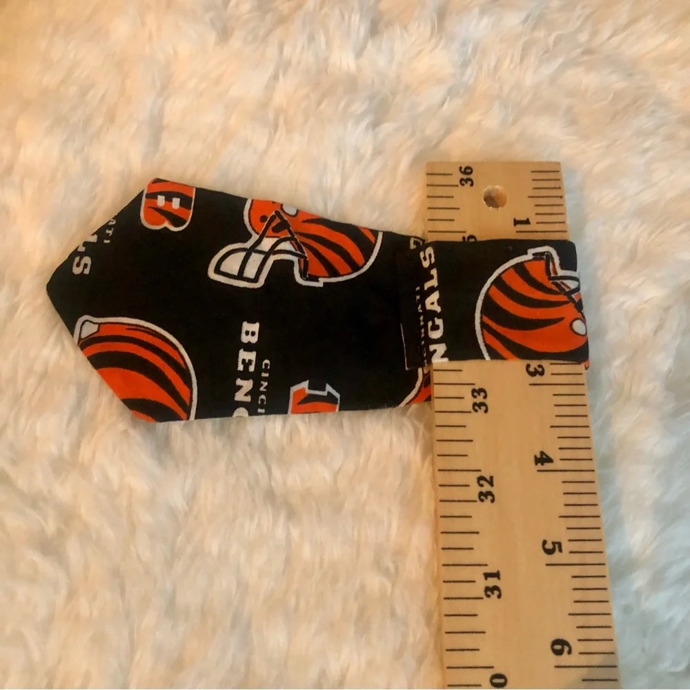 Cincinnati Bengals Pet Neck Tie for Dog or Cat Collar Football